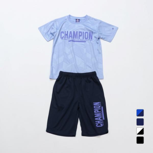 Championチャンピオン　トレーニングウェア　ベスト　ハーフパンツ　Tシャツ Champion チャンピオン Tシャツ ハーフパンツ 上下 ジュニア
