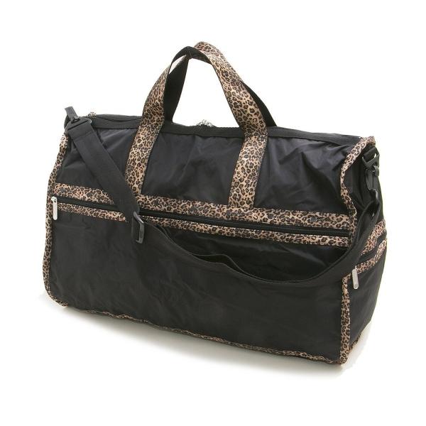 スーパーセール レスポートサック Lesportsac ボストンバッグ Large Weekender レディース Cheetah Noir 7185 F403 夏セール