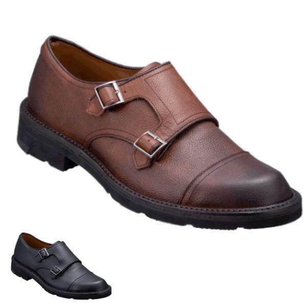 【REGAL】27YRリーガルゴアテックス防水ダブルモンク REGAL（リーガル） 27YR BG シュリンクレザーを使用し、ゴアテックスで