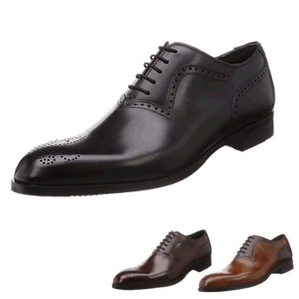 madras マドラス M422 メダリオンを施した軽量なビジネスシューズ : LF