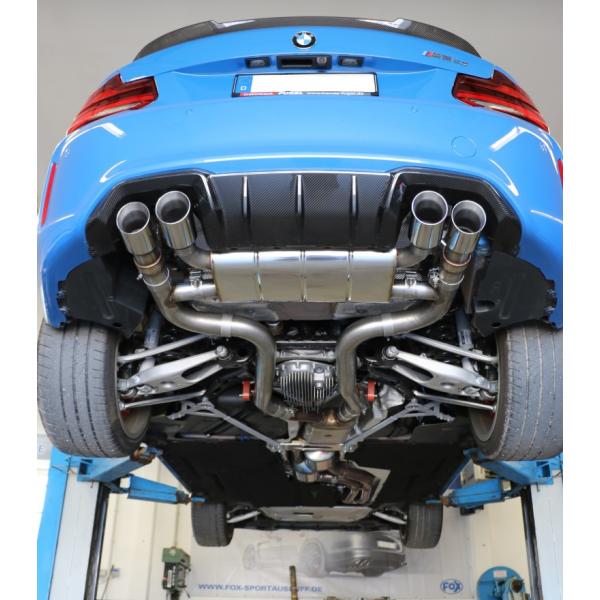 FOX フォックス オールステンレスマフラー（リアマフラー） BMW F87 M2