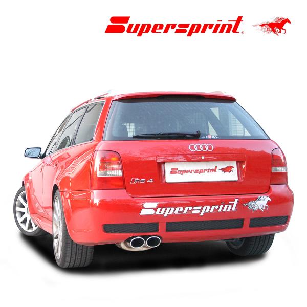 Supersprint リアマフラー AUDI RS4(8D/B5) アバント 2.7 ○○100x75mm