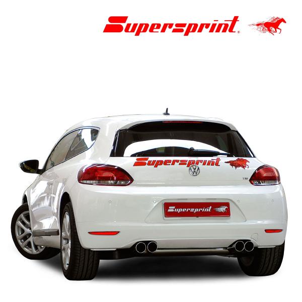 Supersprint リアマフラー Volkswagen シロッコ 1.4TSI ○○-○○80mm