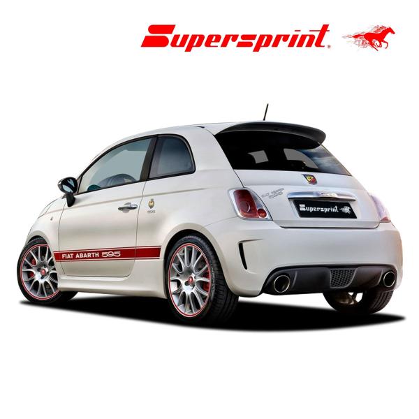 Supersprint リアマフラー アバルト500/500C/595/595C/695 ○-○100mm "RACE"