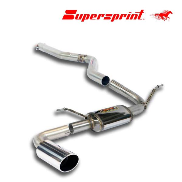 Supersprint リアマフラー BMW F30/F31 320d (2012-2016 N47