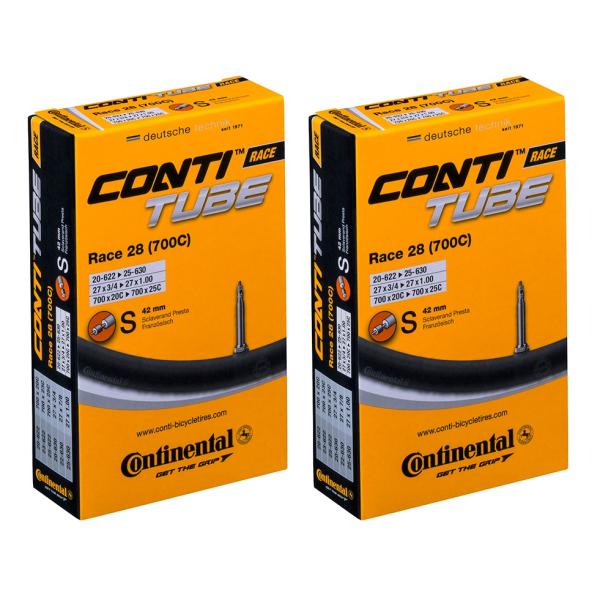 他サイト： 正規品 ２本セット Continental Race 28 20/25-622/630 S42 FB 仏式バルブ バルブ長42mm コンチネンタルの商品画像