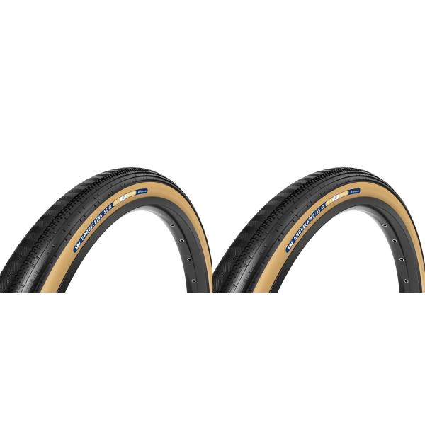 正規品 2本セット Panaracer GRAVELKING SS PLUS tubed 700×28C 茶 グラベルキング パナレーサー