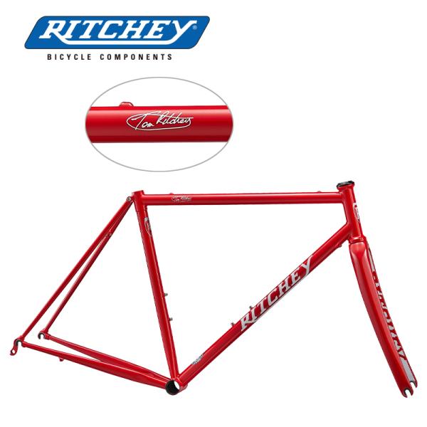 RITCHEY ROAD LOGIC 55サイズ Tom Ritchey Signature Edition グロスレッド リムブレーキ リッチー ロードロジック R04F_F02704