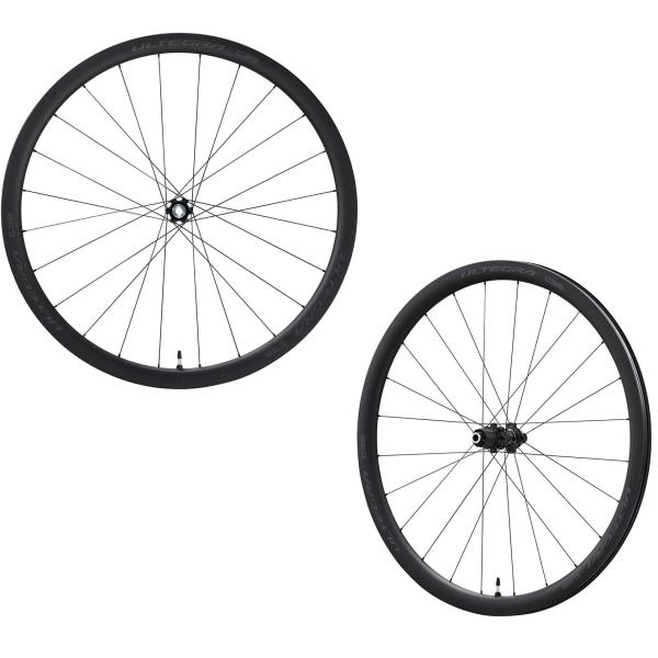 SHIMANO ULTEGRA WH-R8170 TL 前後セットC36/C50 Shimano Ultegra WH-R8170-C36-TL Wheels (Black) (Front) (700c