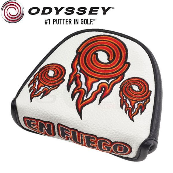 オデッセイ EN FUEGO 限定 パターカバー （マレット用）本革 / USAモデル Odyssey