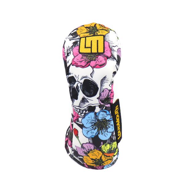 限定販売 ラウドマウス ゴルフ ヘッドカバー ユーティリティ用 151 スカルフラワーズ （Skull Flowers） メンズ レディース LM-HC0020/UT