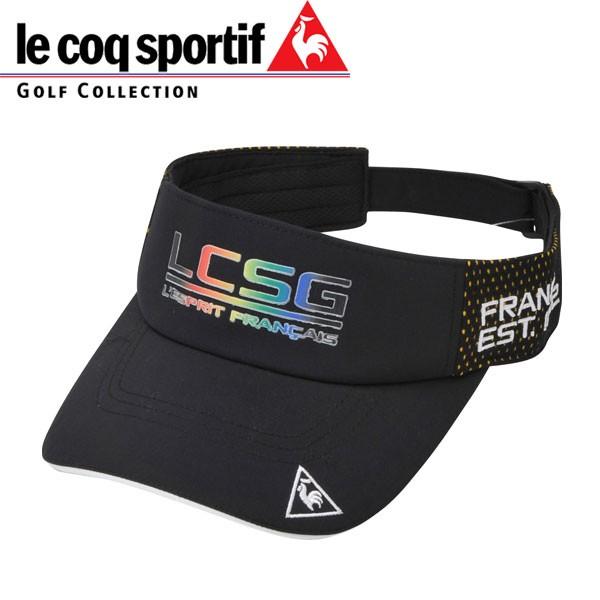 ルコックスポルティフ LE COQ SPORTIF ゴルフ  メンズ  バイザー バイザー QG0280 N151 ブラック 17sscz