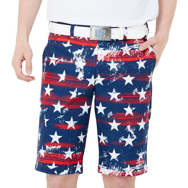 爆売り！】 ラウドマウス ゴルフハーフパンツ スリムフィット レア柄