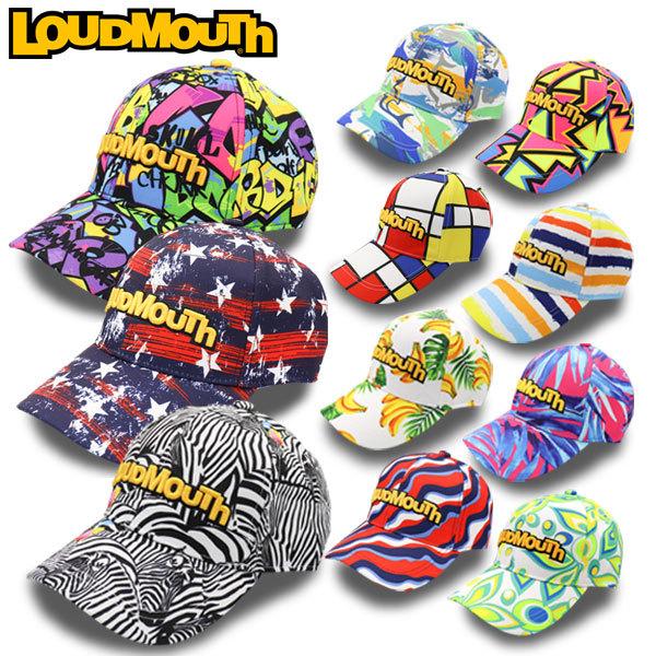 22年春夏新色 ラウドマウス ゴルフ キャップ メンズ レディース ユニセックス 762900 2022SS / LOUDMOUTH 柄 派手柄 帽子 キャップ 日除け