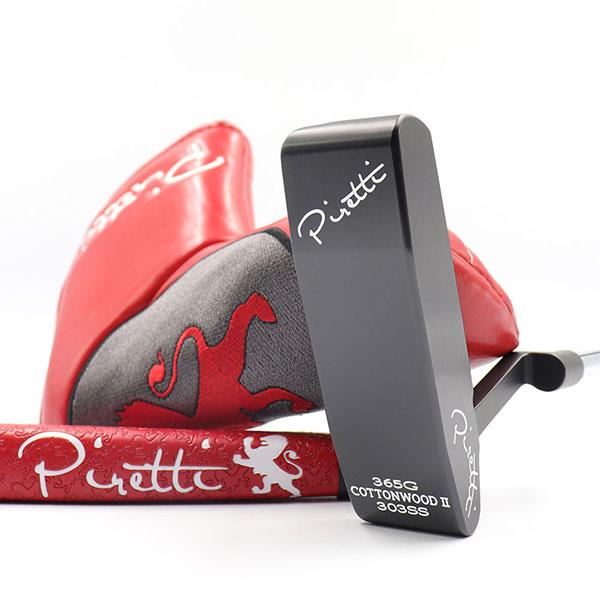 ピレッティ　コットンウッド2パター ヘッドカバー付き Piretti（ピレッティ） パター コットンウッド2 ミッドナイトブラック