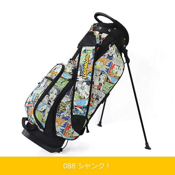Loudmouth キャディバッグ LOUDMOUTH ラウドマウス 9.5型 3点式 キャディバッグ シャガ