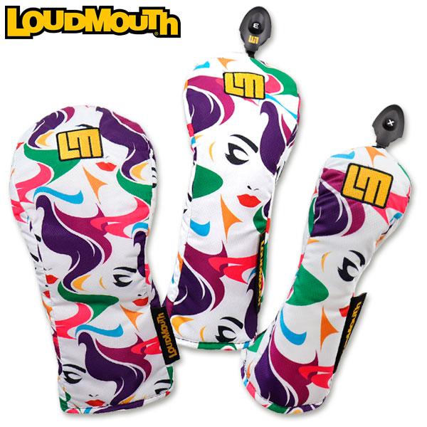 セット販売 ラウドマウス ゴルフ ヘッドカバー （ドライバー + 