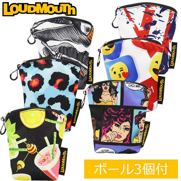 ラウドマウス ゴルフ ボールポーチ （ゴルフボール3球付き） メンズ レディース LM-BC0002 / Loudmouth