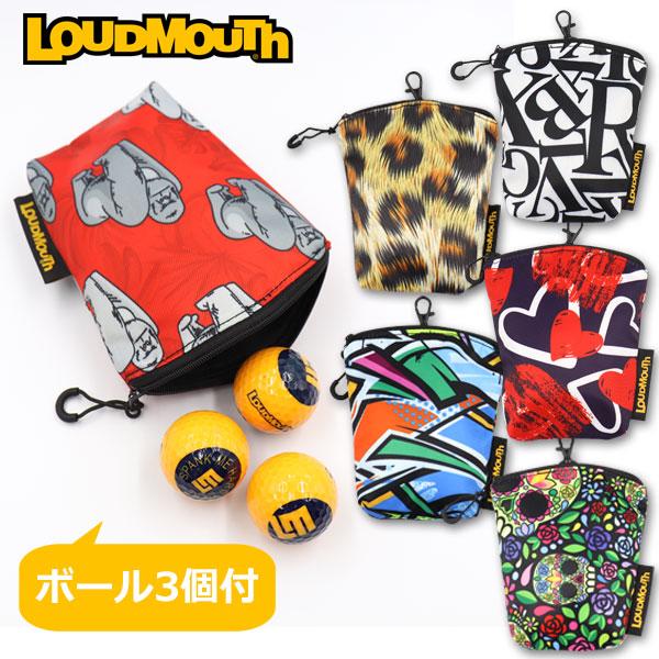 ラウドマウス ゴルフ ボールケース （ゴルフボール3球付き） メンズ レディース LM-BC0003 / 22年秋冬 / Loudmouth