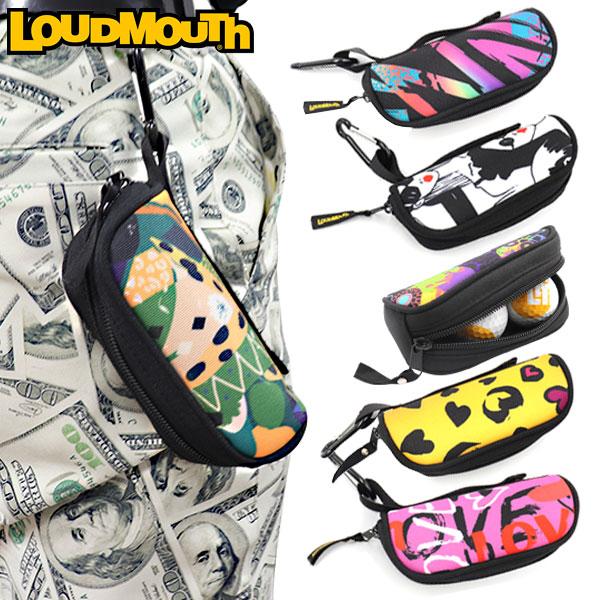 ラウドマウス ゴルフ ボールポーチ ケース ボール3球収納可能 メンズ レディース LM-BC0005 / Loudmouth