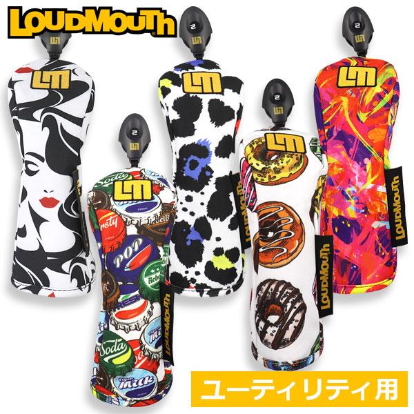 2023年春夏 /  ラウドマウス ゴルフ ヘッドカバー ユーティリティ用 UT用 メンズ レディース LM-HC0014/UT / Loudmouth