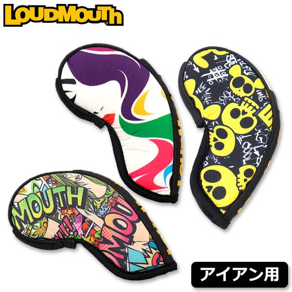 2024年秋冬 ラウドマウス ゴルフ アイアンカバー （単品）ヘッドカバー メンズ レディース  LM-HC0019/ IR / Loudmouth