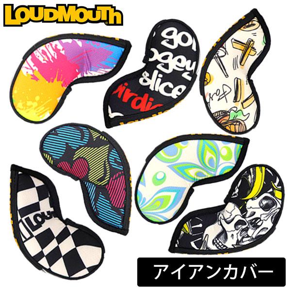 2024年春夏 ラウドマウス ゴルフ アイアンカバー （単品） ヘッドカバー メンズ レディース LM-HC0019/IR / Loudmouth