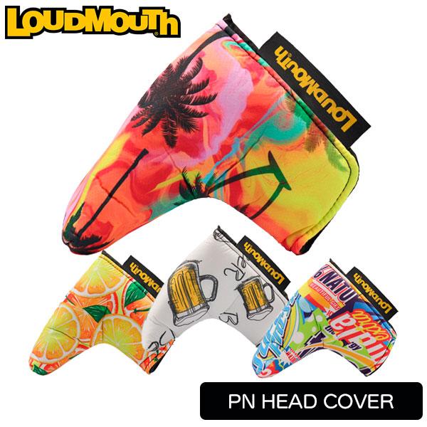 ラウドマウス ゴルフ パターカバー ピン型 / ブレード型用 ヘッドカバー メンズ レディース LM-HC0022/PN / Loudmouth
