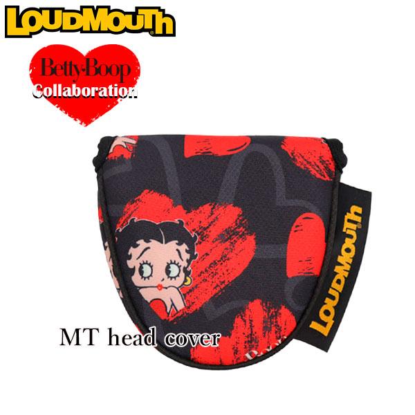 ベティコラボ ラウドマウス ゴルフ パターカバー マレット型用 撥水 軽量生地 LM-HC0023/MT / Loudmouth x Betty Boop
