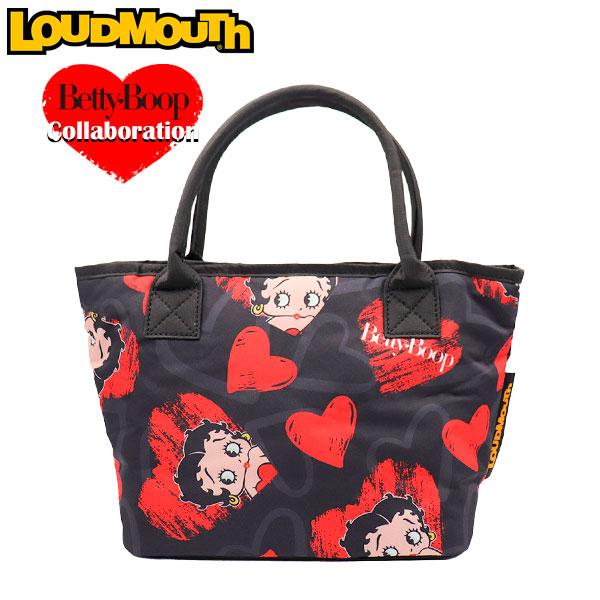 ベティコラボ ラウドマウス ゴルフ 軽量生地 ラウンドポーチ メンズ レディース  LM-RP0021 / Loudmouth x Betty Boop