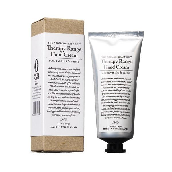 ナリシングハンドクリーム アロマセラピーカンパニー Therapy Range セラピーレンジ ココア、バニラ&カシア 75g 【送料無料で当日発送】