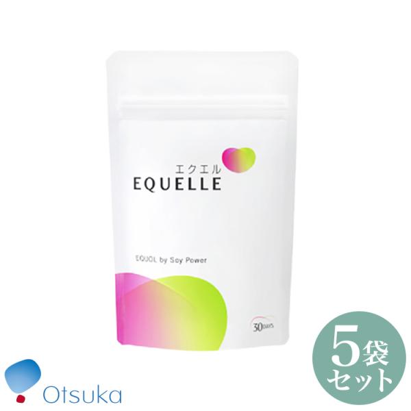 大塚製薬 エクエル パウチ120粒30日分 ×5袋 エクエル パウチ 大塚製薬 120粒入り(約30日分) 5袋セット エクオール