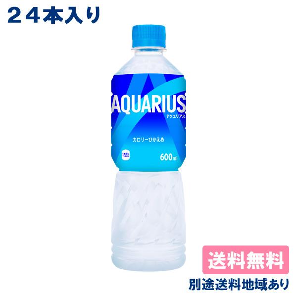 アクエリアス コカ・コーラ 600ml PET x24本 訳あり 賞味期限：2024年