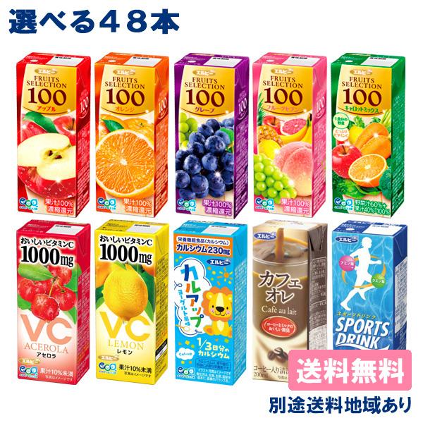 エルビー ソフトドリンク 選べる48本セット ( 24本入 x 2ケース