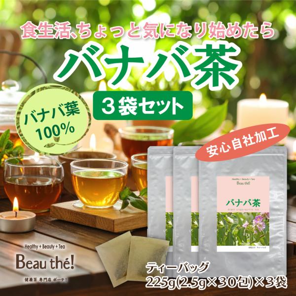 バナバ茶　3袋セット(30包)【送料無料】