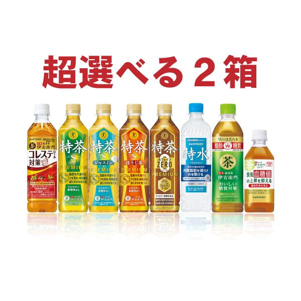 SUNTORY（サントリー） 【選べる2箱】 伊右衛門 特茶 500ml × 24本 ×2