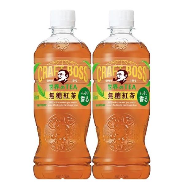 「48本」 クラフトボス 世界のTEA 無糖紅茶 500ml ×24本×2箱 サントリー BOSS 無糖 VD用