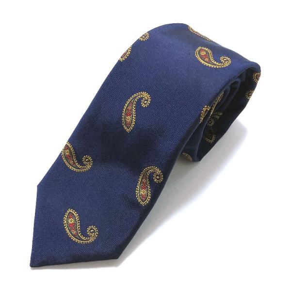 【美品】altea／アルテア／シルクコットンタイ／ペイズリー／ベビーブルー altasotto_altea-1920010