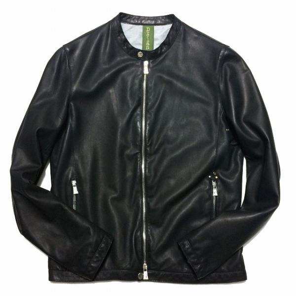 Delan デラン/ディラン NICOLA BLACK シングルライダース レザー