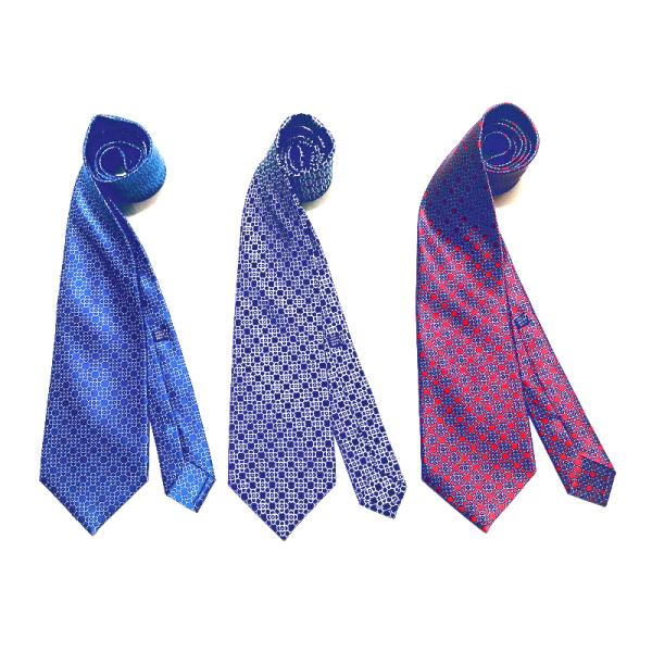 美品 ステファノリッチ ネクタイ シルク ストライプ 小紋柄 プリーツ 赤 美品 ステファノリッチ ネクタイ シルク ストライプ 小紋柄