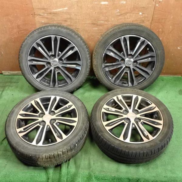 平成26年 タント カスタム LA600S 前期 純正 アルミホイール タイヤ 4