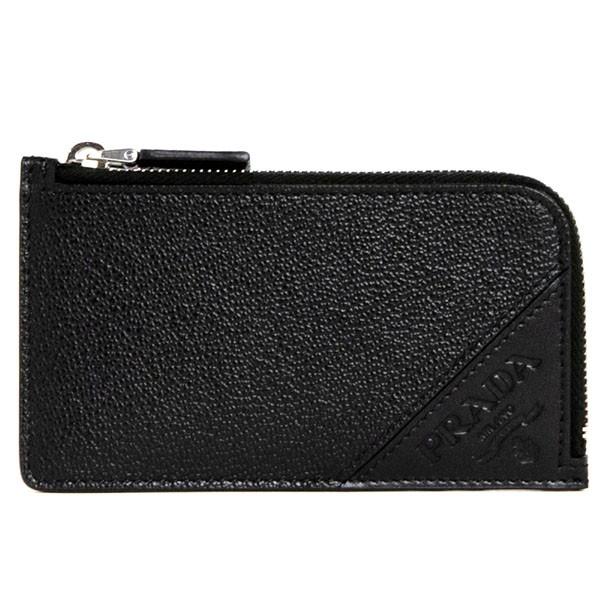 プラダ コインケース メンズ Prada アウトレット 2mc021 2cif F0002 小銭入れ兼カードケース 定期入れ Vit Micro Grain レザー ブラック 2mc021 2cif F0002 アルターエゴ 通販 Yahoo ショッピング