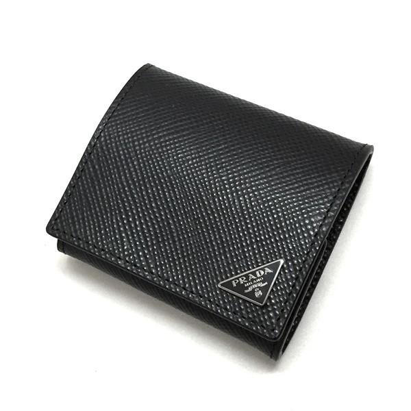 プラダ コインケース PRADA 2MM935 2E3E F0002 SAFFIANO CUIR B NERO メンズ サフィアーノ レザー ブラック