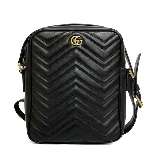 グッチ バッグ メンズ 斜め掛け ショルダーバッグ Gucci アウトレット Dtdht 1000 Ggマーモント キルティングレザー ブラック Kisumupoly Ac Ke