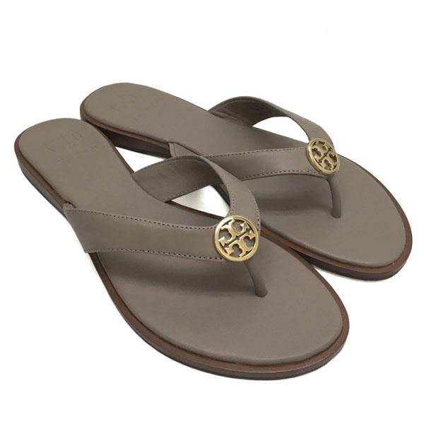 トリーバーチ サンダル TORY BURCH 64172 037 BENTON THONG CALF LEATHER レディース ビーチサンダル  ビーサン レザー グレー :64172-037:アルターエゴ - 通販 - Yahoo!ショッピング