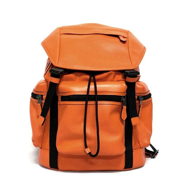COACH コーチ アウトレット OUTLET メンズ レザー リュックサック バックパック オレンジ F54777-ORG