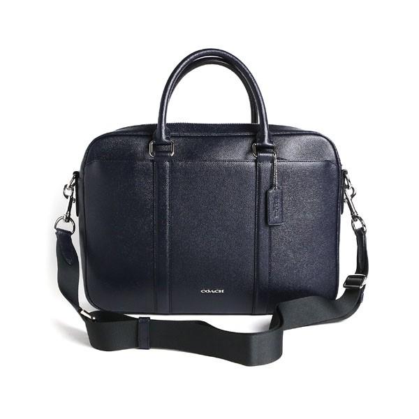 コーチ COACH クロスグレインレザーブリーフバッグ F59057ブルー | www