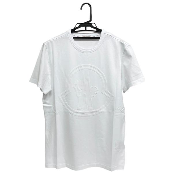 モンクレール Tシャツ MONCLER MAGLIA T-SHIRTS G2 091 8C000 54 8390T 001 メンズ クルーネック ビッグロゴ入りTシャツ オプティカルホワイト モンクレール Tシャツ MONCLER MAGLIA T-SHIRTS G2 091 8C000 54 8390T 001 メンズ クルーネック ビッグロゴ入りTシャツ オプティカルホワイト