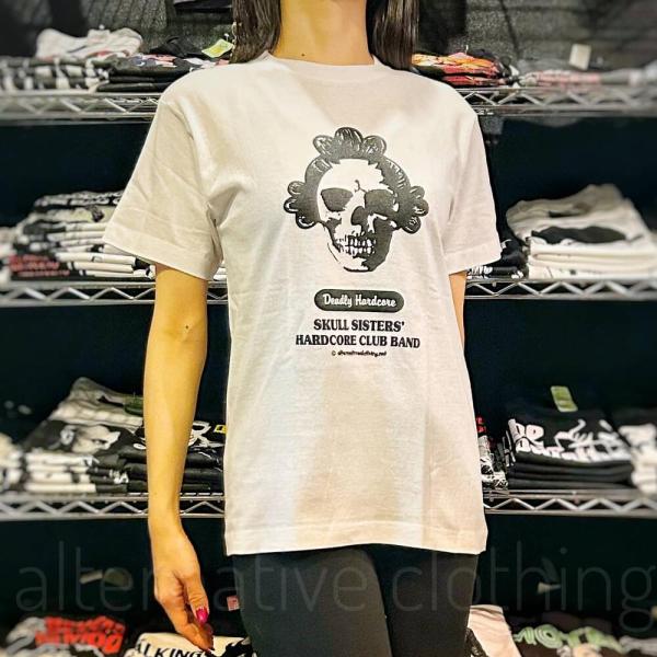 Tシャツ スカル姉さん スカル・シスターズ・ハードコアクラブバンド