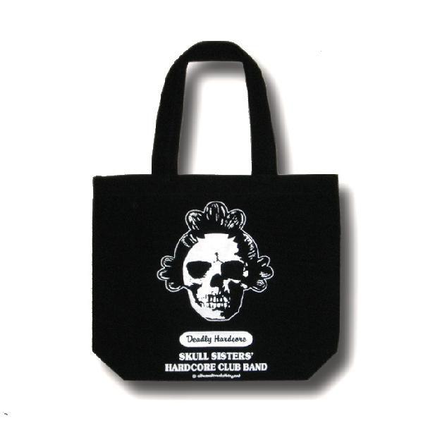 土日も発送】 トートバッグ スカル姉さん エコバッグ パンク